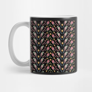 Australian Christmas - Rainbow Lorikeets and Bottlebrush Flowers Mug